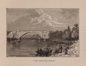 The Grosvenor Bridge by English School