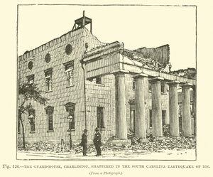 The Guard-House, Charleston, Shattered in the South Carolina Earthquake of 1886 by English School