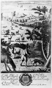 The Harbourer with the blood hound for harbouring the stagg, from 