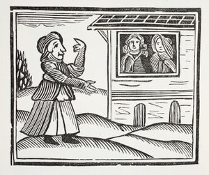 The History of Mother Shipton, illustration from Chap-books of the Eighteenth Century by John Ashton, pub. 1882