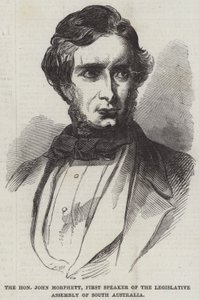 The Honourable John Morphett, First Speaker of the Legislative Assembly of South Australia by English School