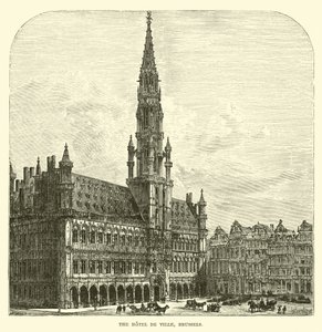 The Hotel de Ville, Brussels by English School