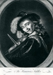 The Humorous Fiddler by English School