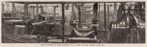 Group of objects in steel exhibited by Mr Krupp of Essen, Prussia by English School