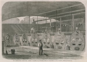 Range of boilers for supplying steam to machinery in the Western Annexe by English School