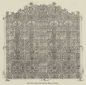The Iron Gates, Burlington House, London by English School