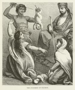 The Judgment of Solomon by English School