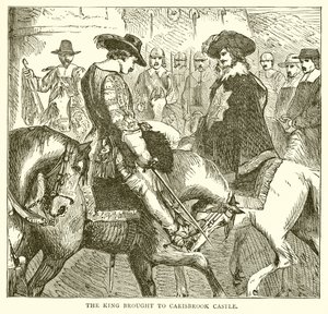 The King Brought to Carisbrook Castle by English School
