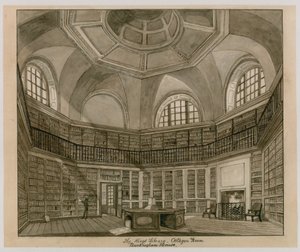 The Kings Library, Octagon Room, Buckingham Palace by English School