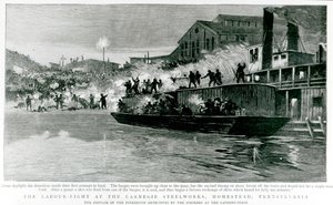The Labour-Fight at the Carnegie Steelworks, Homestead, Pennsylvania, from 