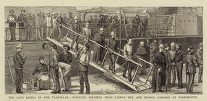 The Late Rising in the Transvaal, Wounded Soldiers from Laing