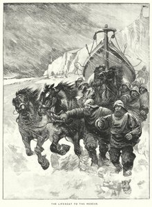The Lifeboat to the Rescue by English School