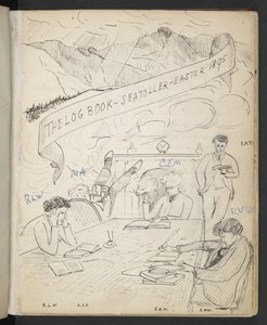 The Log Book, Seatoller, Easter 1895 by English School