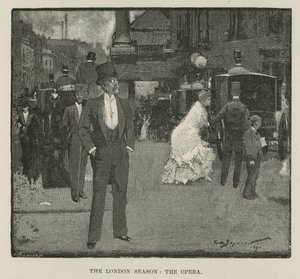 The London Season: The Opera by English School