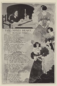 The Manly Heart, by George Wither by English School