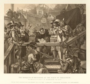 The Marquis of Montrose at the Place of Execution by English School