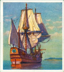 The Mayflower by English School