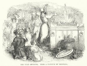 The Meat Offering, from a Painting by Melville by English School