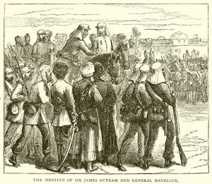 The Meeting of Sir James Outram and General Havelock by English School
