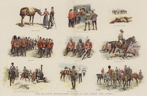 The Military Manoeuvres, Notes in and about the Camps by English School