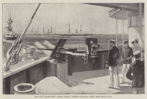 The Naval Manoeuvres, Steam Tactics, forming Divisions ahead from Single Line by English School