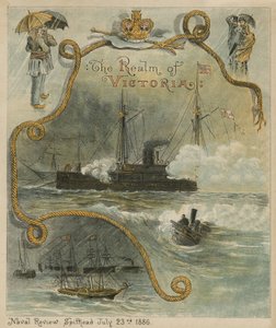 The Naval Review, Spithead, 23 July 1886 by English School