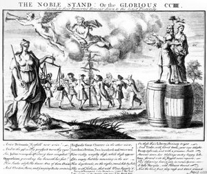 The Noble Stand, or the Glorious CCIII Sacred to their Immortal Honour Down to Posterity, c.1733 by English School