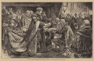 The Nobles Presenting the Petition to Margaret of Parma by English School