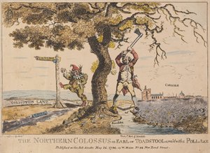The Northern Colossus or Earl of Toadstool, published 1786 by English School