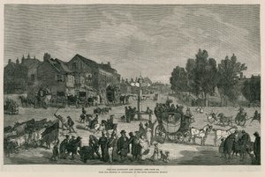 The Old Elephant and Castle by English School