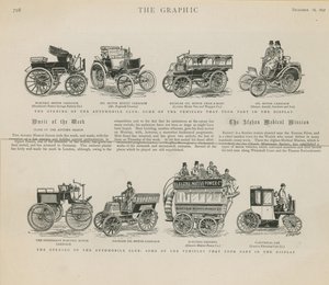 The Opening of the Automobile Club by English School