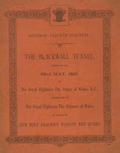 The Opening of the Blackwall Tunnel by English School
