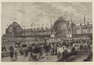 The Paris Exhibition, Front View of the Main Building in the Champ de Mars by English School
