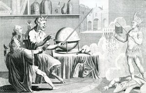 The Parliament Dissolved, or the Devil Turned Fortune Teller, engraved by G. Terry by English School