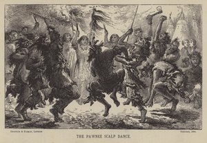 The Pawnee Scalp Dance by English School