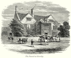 The Peacock at Rowsley by English School