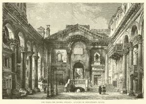 The Piazza del Duomo, Split, A Court of Diocletian