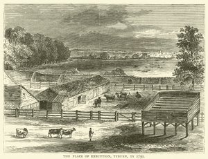 The Place of Execution, Tyburn by English School