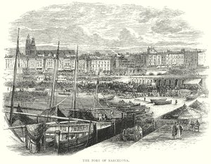 The Port of Barcelona by English School