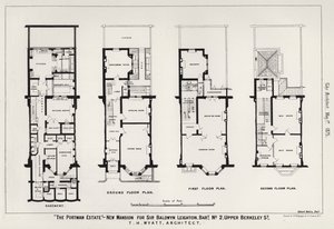 "The Portman Estate," New Mansion for Sir Baldwyn Leighton, Baronet, No 2, Upper Berkeley Street