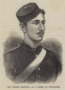The Prince Imperial as a Cadet of Woolwich by English School
