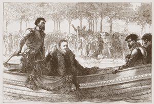 The Prince of Orange in his Barge on his Way to Brussels