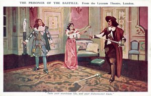 The Prisoner of the Bastille, from the Lyceum Theatre, London by English School