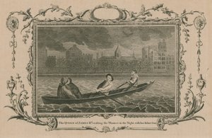 The Queen of King James II Crossing the Thames in the Night with Her Infant Son