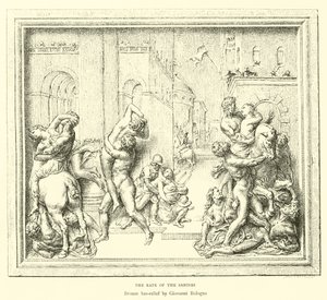 The Rape of the Sabines by English School