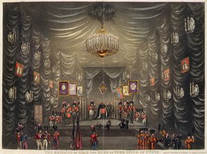 The Remains of H.R.H. the Duke of York Lying in State by English School