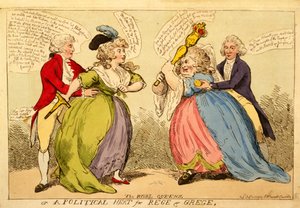 The Rival Queens or a Political Heat for Rege and Grege, 1789