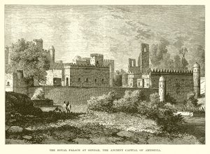 The Royal Palace at Gondar, the Ancient Capital of Abyssinia by English School