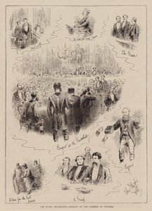 The Royal Staghounds, Banquet to the Farmers at Windsor by English School