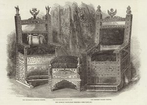 The Russian Coronation Thrones by English School